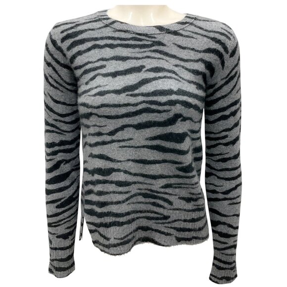Marc Jacobs Grey Melange Multi Fall 2006 Collection Runway Leopard Cashmere Knit - Picture 1 of 6